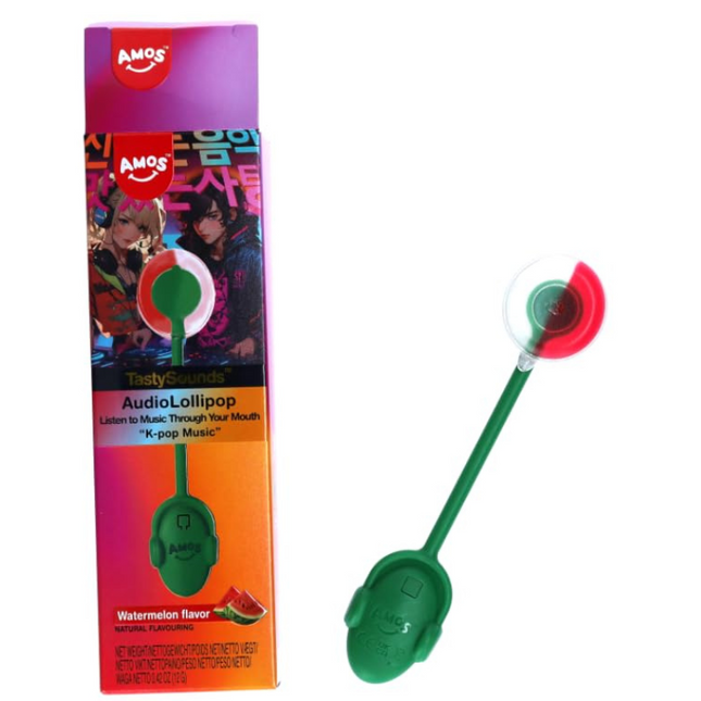 Amos Tasty Sounds Pop Watermelon K-Pop 12g (Case of 12)