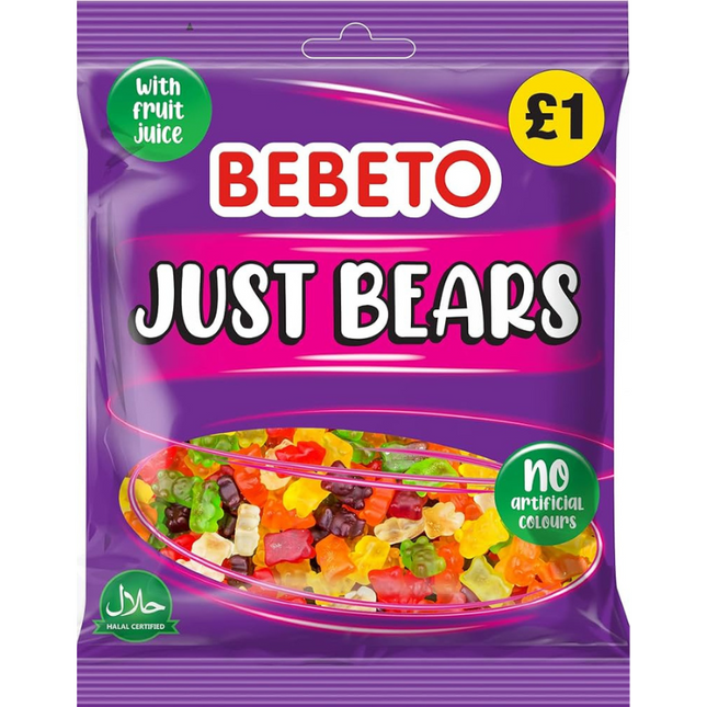 Bebeto Just Bears Bag 150g £1 PMP (Case of 10)