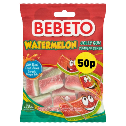 Bebeto Watermelons Bag 70g PMP 50p (Case of 20)