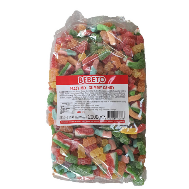 Bebeto Fizzy Mix Bag 2kg