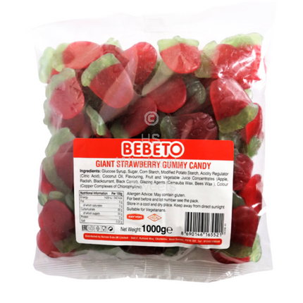 Bebeto Giant Strawberries Bag 1kg