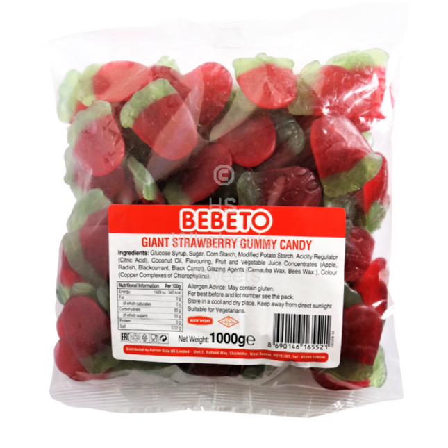 Bebeto Giant Strawberries Bag 1kg