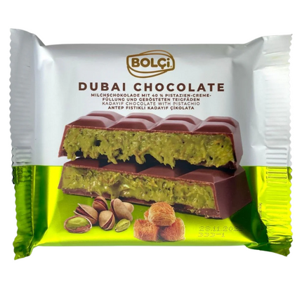 Bolci Pistachio Kadayif Dubai Chocolate (100g) Case of 5