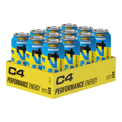 C4 Energy Millions Bubblegum Zero Sugar Can 500ml PMP £1.65 (Case of 12)