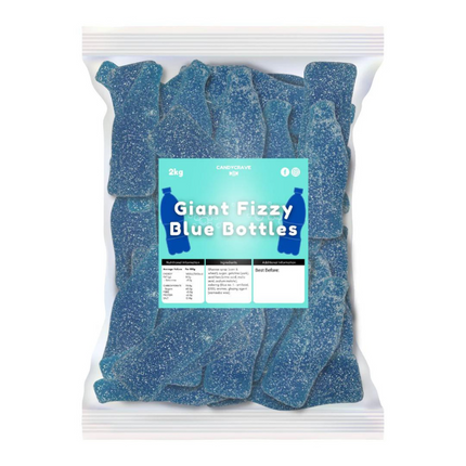 CandyCrave Giant Fizzy Blue Bottles Bag 2kg
