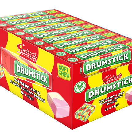 Swizzels Drumstick Chew Stick Pack 43g (Case of 36)