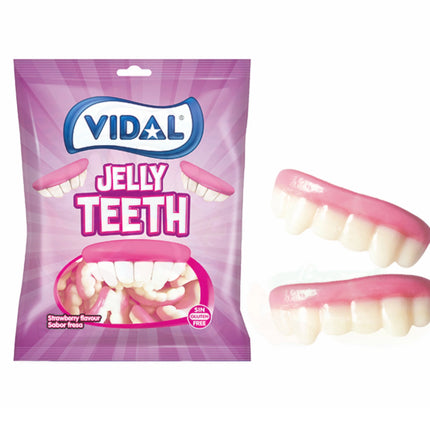 Vidal Jelly Teeth Bag 90g (Case of 14)