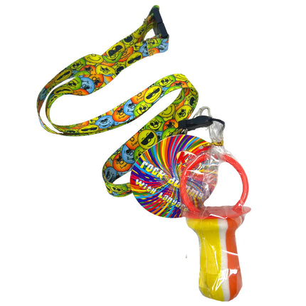SoSweet Rock Lollipop Lanyard Emoji 60g (Case of 36)