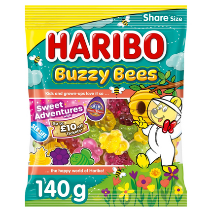 Haribo Buzzy Bees (140g) PMP £1.25 (case of 12)