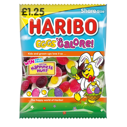 Haribo Eggs Galore (140g) PMP £1.25 (case of 12)