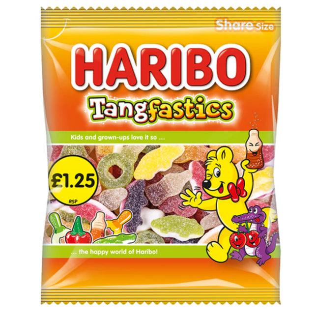 Haribo Tangfastics Bag 140g PMP £1.25 (Case of 12)