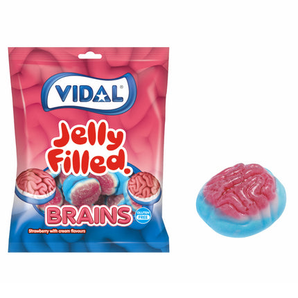 Vidal Jelly Filled Brains Bag 90g (Case of 14)