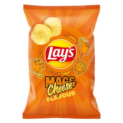 Lays Mac & Cheese Bag 130g (Case of 21)