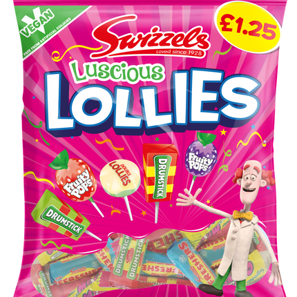 Swizzels Luscious Lollies 132g PMP £1.25 (Case of 12)