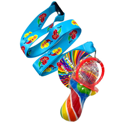 SoSweet Rock Lollipop Lanyard Mermaid 60g (Case of 36)