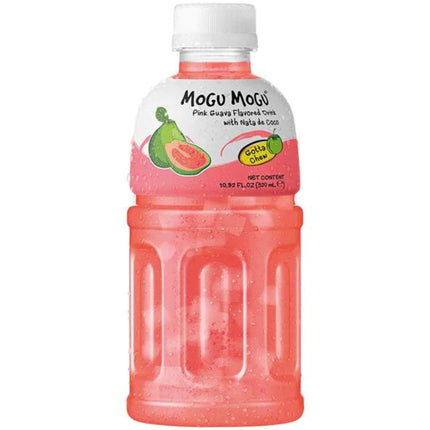 Mogu Mogu Pink Guava with Nata de Coco Bottle 320ml (Case of 24)