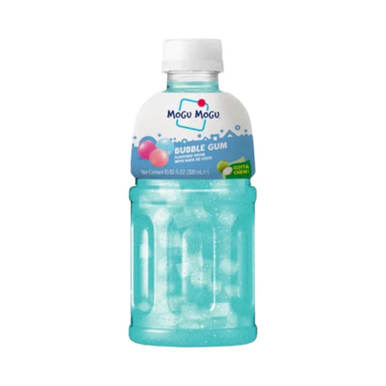 Mogu Mogu Bubble Gum with Nata de Coco Bottle 320ml (Case of 24)