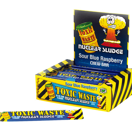 Toxic Waste Blue Raspberry Chew Bars 20g (Case of 50)