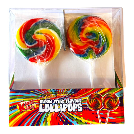 Kandy Kandy Wheel Lolly Fruit 55g (Case of 24)