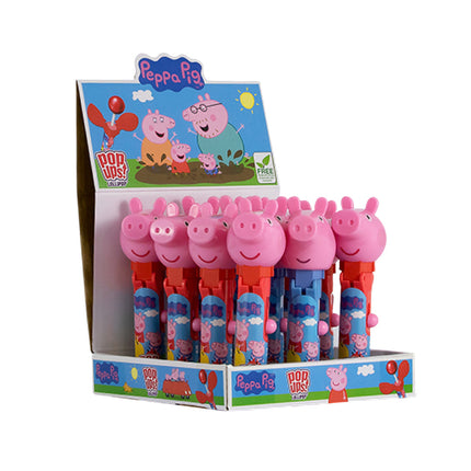 Bip Pop Ups Lollipop Peppa Pig 10g (Case of 12)