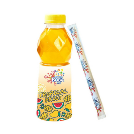 Popping Boba Tropical Drink with Straw Bottle 500ml (Case of 12)