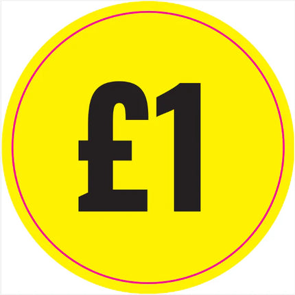 Price Stickers £1 (1 sheet) (60 per sheet)