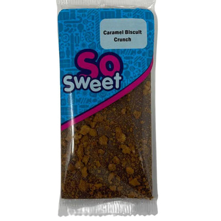 SoSweet Caramel Biscuit Crunch Chocolate Bar 80g (Case of 12)