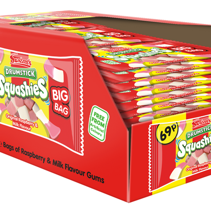 Swizzels Squashies Original Pillow Pack 60g PMP 69p (Case of 30)