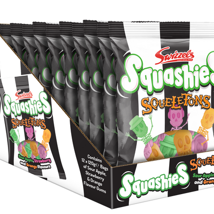 Swizzels Squashies Skeletons 120g (Case of 12)