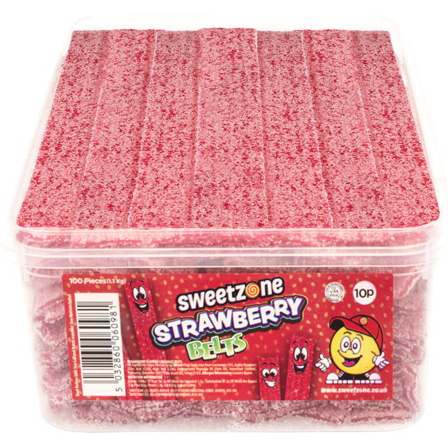 Sweetzone Belts Strawberry Tub (100pcs)