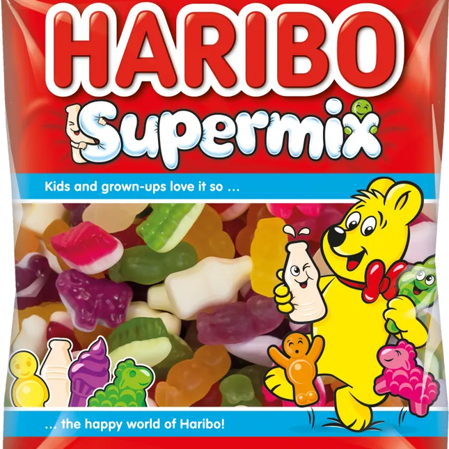 Haribo Supermix Bag 140g PMP £1.25 (Case of 12)
