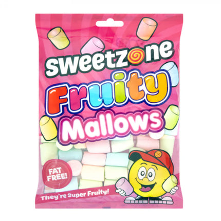 Sweetzone Fruity Mallows Bag 140g (Case of 10)