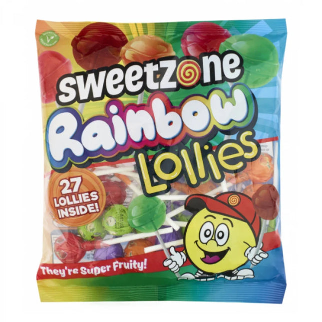 Sweetzone Rainbow Lollies Bag 182g (Case of 12)