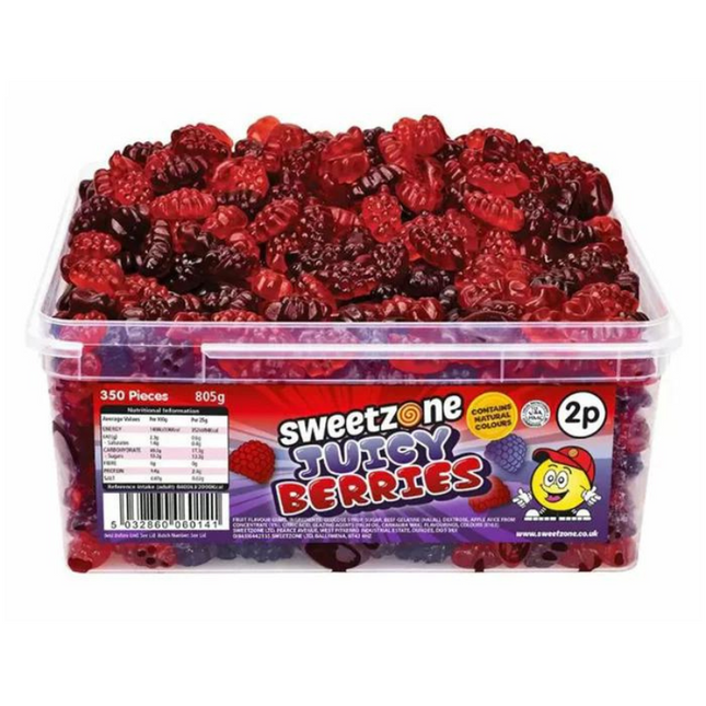 Sweetzone Juicy Berries Tub 805g
