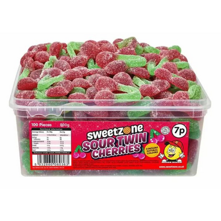 Sweetzone Sour Twin Cherries Tub 800g