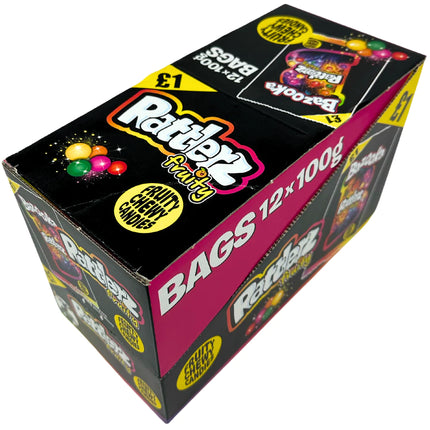 Bazooka Sweet Rattlerz Bag 100g PMP £1 (Case of 12)