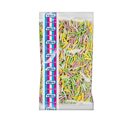 Vidal Rhubarb and Custard Pencils Bag 3kg