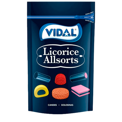 Vidal Mini Bag Liquorice Allsorts (90g) Case of 14