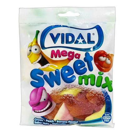 Vidal Mini Bag Mega Sweet Mix (90g) Case of 14