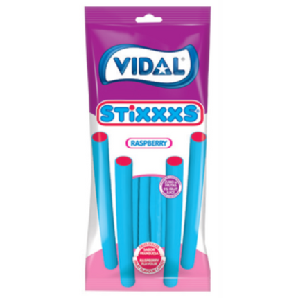 Vidal Mini Bag Stixxxs Blue Raspberry (90g) Case of 14