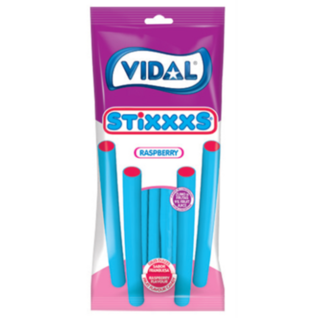 Vidal Mini Bag Stixxxs Blue Raspberry (90g) Case of 14
