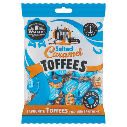 Walkers NonSuch Salted Caramels Toffee Bag (150g) Case of 12