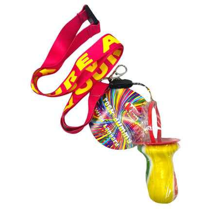 Kandy Kandy Rock Lollipop Lanyard You are a Star 60g (Case of 36)