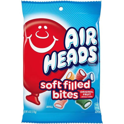 Airheads Soft Filled Bites Peg Bag 170g (Case of 12)