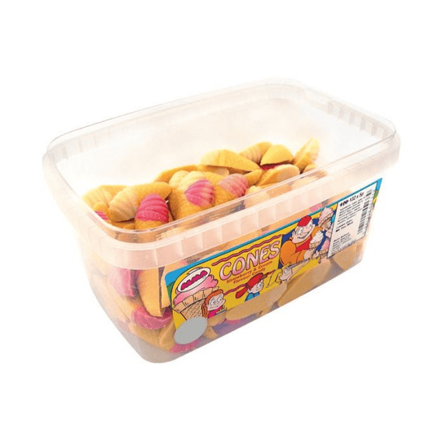 Alma Tub Candy Cones (120pcs)
