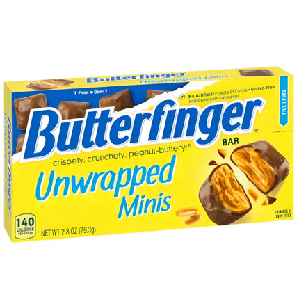 Nestle Butterfinger Unwrapped Minis Theatre Box 79.3g (Case of 9)