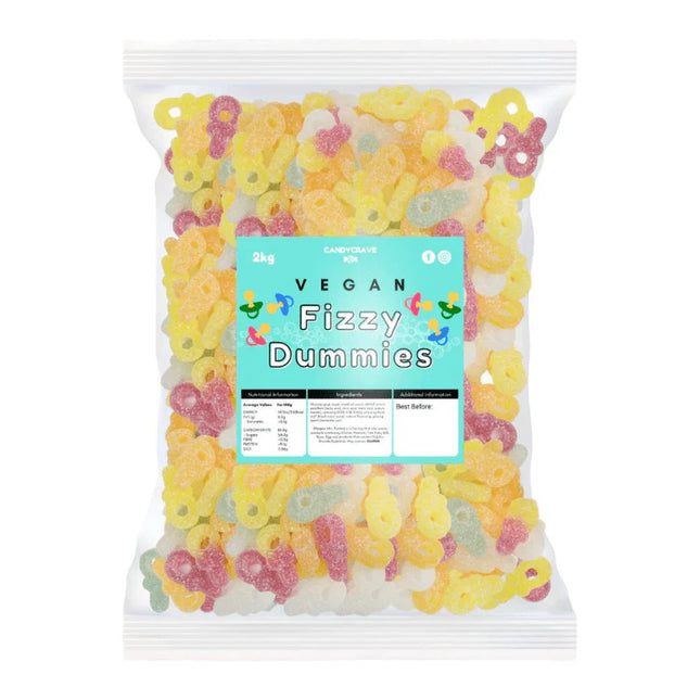 CandyCrave Vegan Fizzy Dummies Bag 2kg