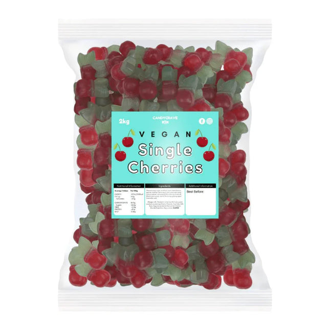 CandyCrave Vegan Single Cherries Bag 2kg