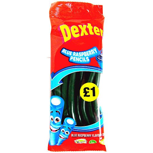 Dexters Bag Raspberry Pencils  160g £1 PMP (Case of 12)