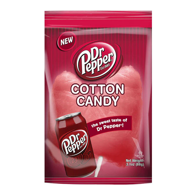 Dr Pepper Cotton Candy 88g Bag (Case of 12)